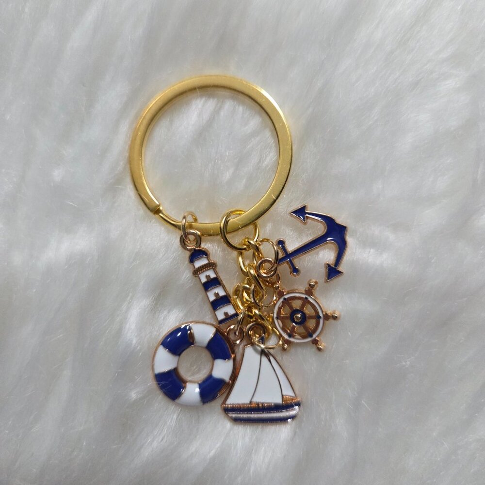 Nautical Keychain/Mini Notebook Set - Picture 7 of 9